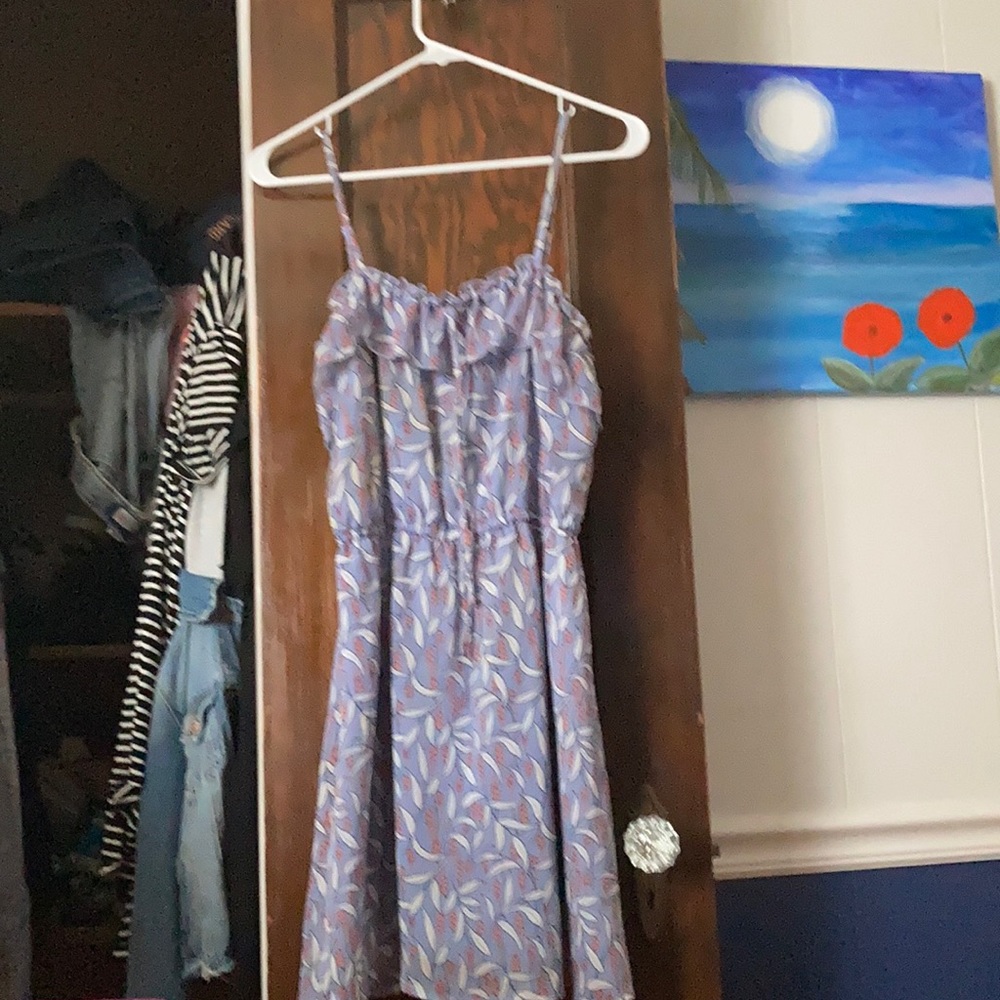 dress with spaghetti straps and mid length